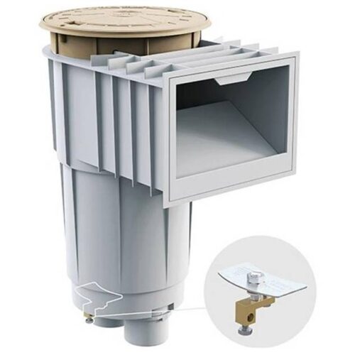 Hayward SP1072T210FVA 2"FPT Tan IG Gunite Skimmer W/ FV