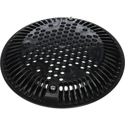 Hayward WGX1048EBLK 8" Plastic Black Round Cover 1