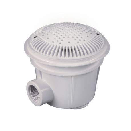 WG1153AVPAK2 2PK 1.5"x2" White Dual Suction Outlet with AV Grate