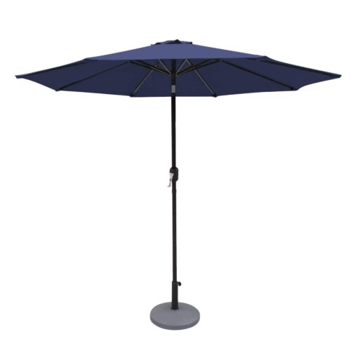 Island Umbrella 9' Oct Market Umbrella w/ Mister Kit Navy Blue