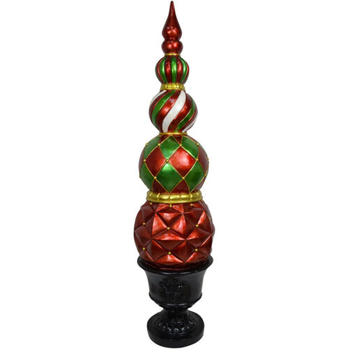 Fraser Hill Farm 50" Resin Finial Christmas Ball