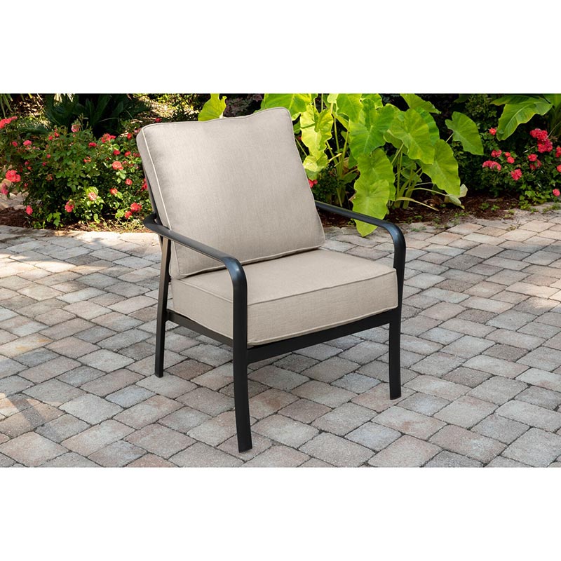 Hanover Cortino Commercial Sunbrella Cushioned Side Chair