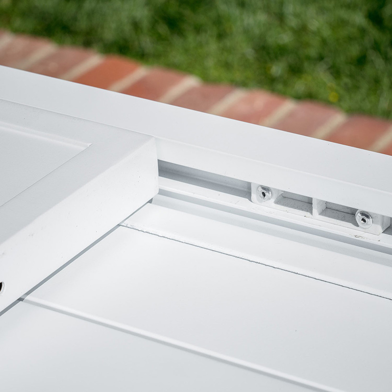 Mod Furniture Harper 10 Aluminum Chairs and 1 Extension Table Dining Set