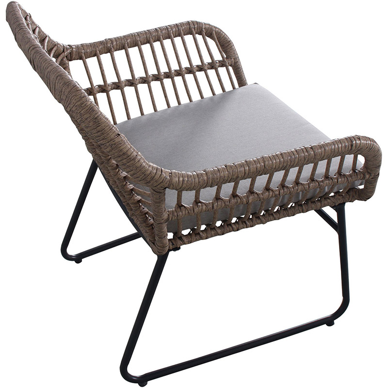 Mod Furniture Mia 2 Rattan Wicker Chairs and Side Table Seating Set