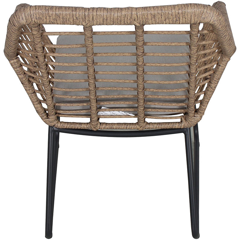 Mod Furniture Mia 3 Piece Seating Set: 2 Rattan Wicker Chairs and Side Table - Image 5
