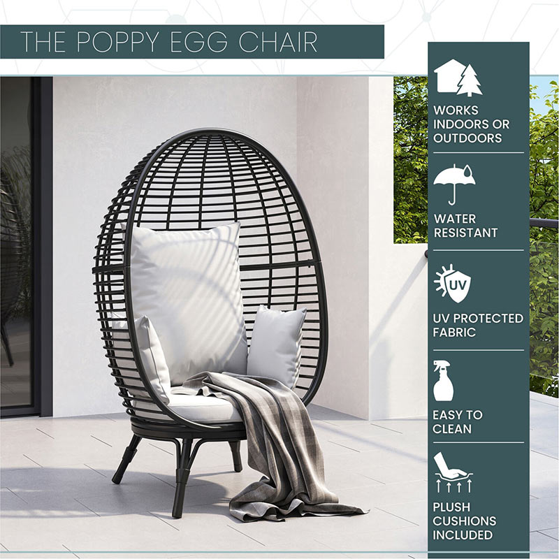 Mod Furniture Poppy Stationary Egg Chair