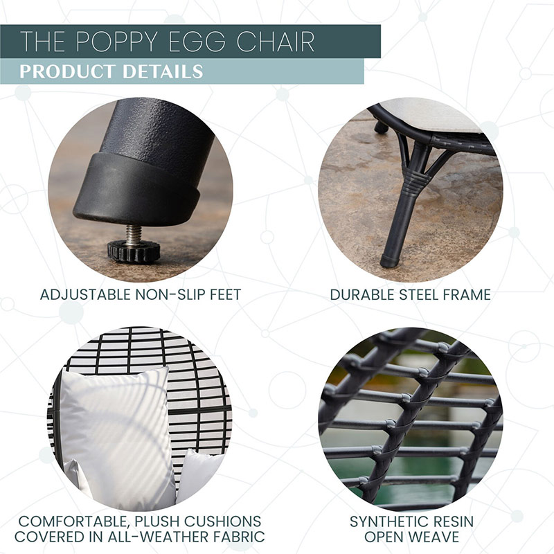 Mod Furniture Poppy Stationary Egg Chair