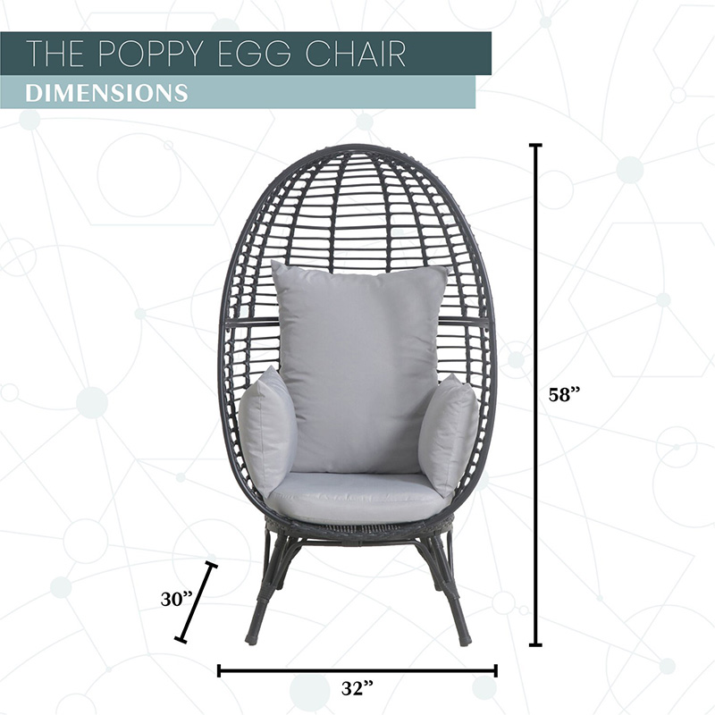 Mod Furniture Poppy Stationary Egg Chair - Image 6