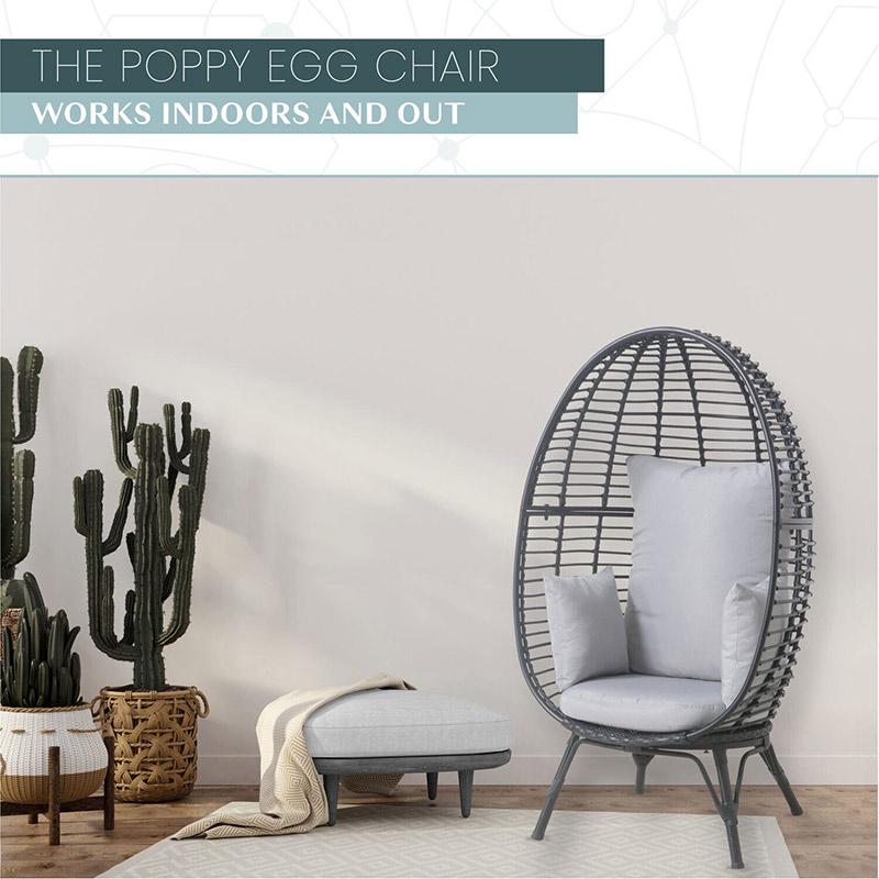 Mod Furniture Poppy Stationary Egg Chair