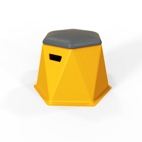 TenJam 15.5" Twisted Hex Stool