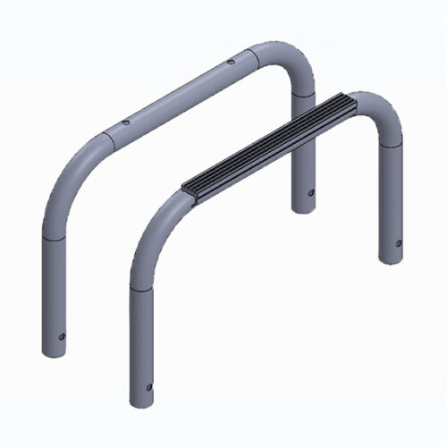 U Frame Base 18" Polished Stainless Steel