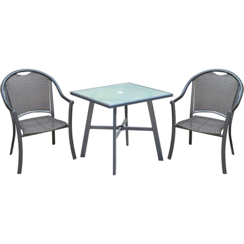 Hanover Bambray 3 Piece Dining Set