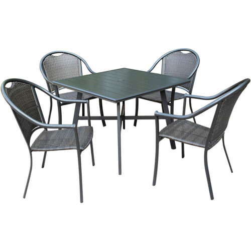 Hanover Bambray 5 Piece Dining Set