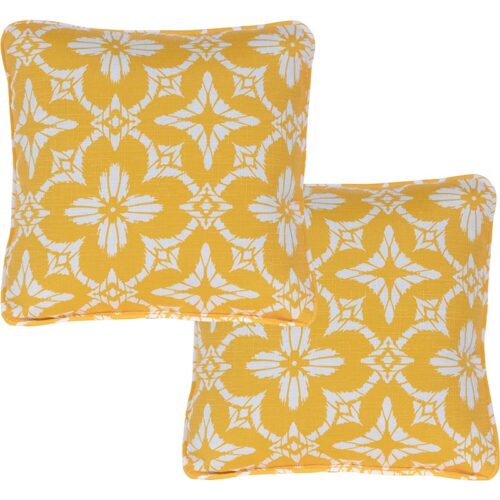 Hanover Floral Pattern Printed Toss Pillow Set