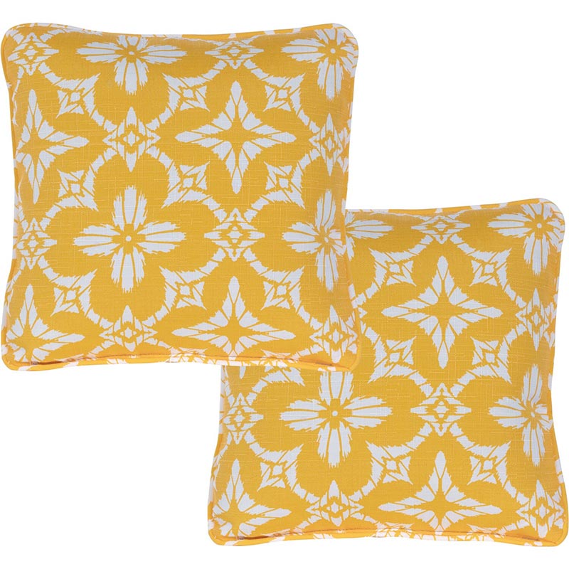Hanover Floral Pattern Printed Toss Pillow Set
