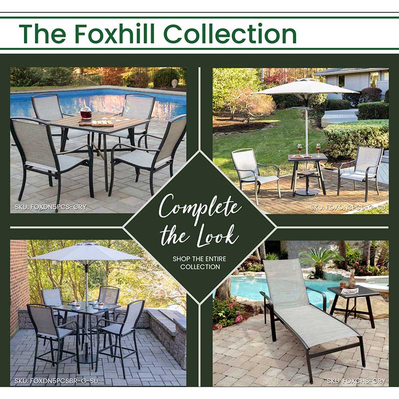 Hanover Foxhill 3 Piece Bistro Set