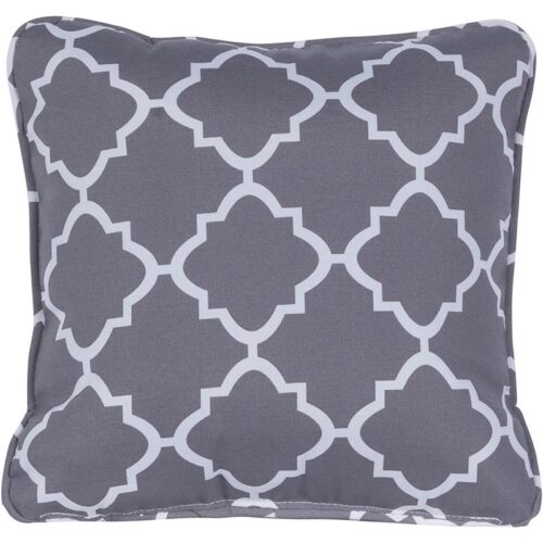 Hanover Lattice Pattern Printed Toss Pillow