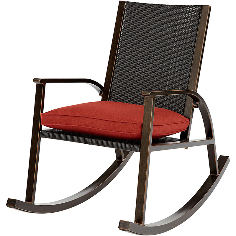 Hanover Traditions 3 Piece Rocking Chair Set - Red