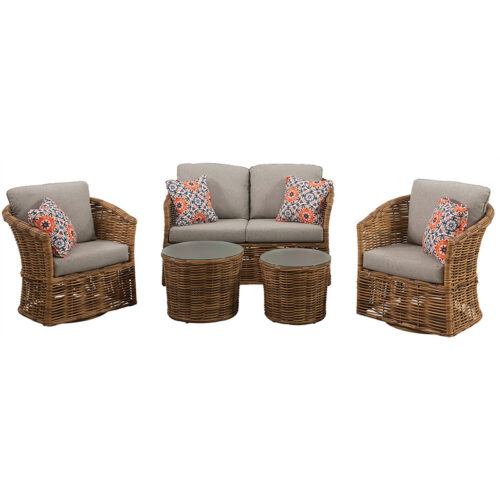 Mod Furniture Lexi 5 Piece Patio Conversation Set