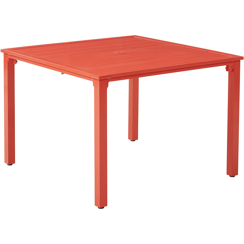 Mod Furniture Luna 5 Piece Slat Dining Set-Coral