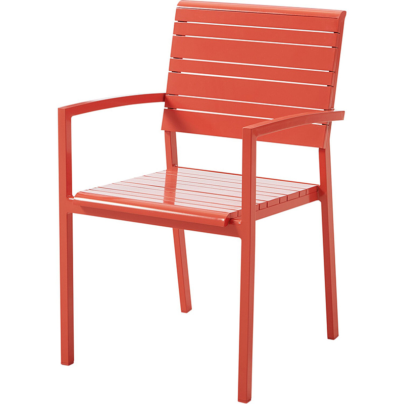 Mod Furniture Luna 5 Piece Slat Dining Set-Coral