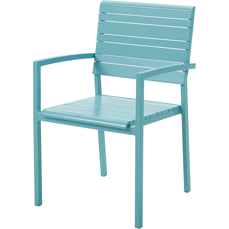 Mod Furniture Luna 5 Piece Slat Dining Set-Teal