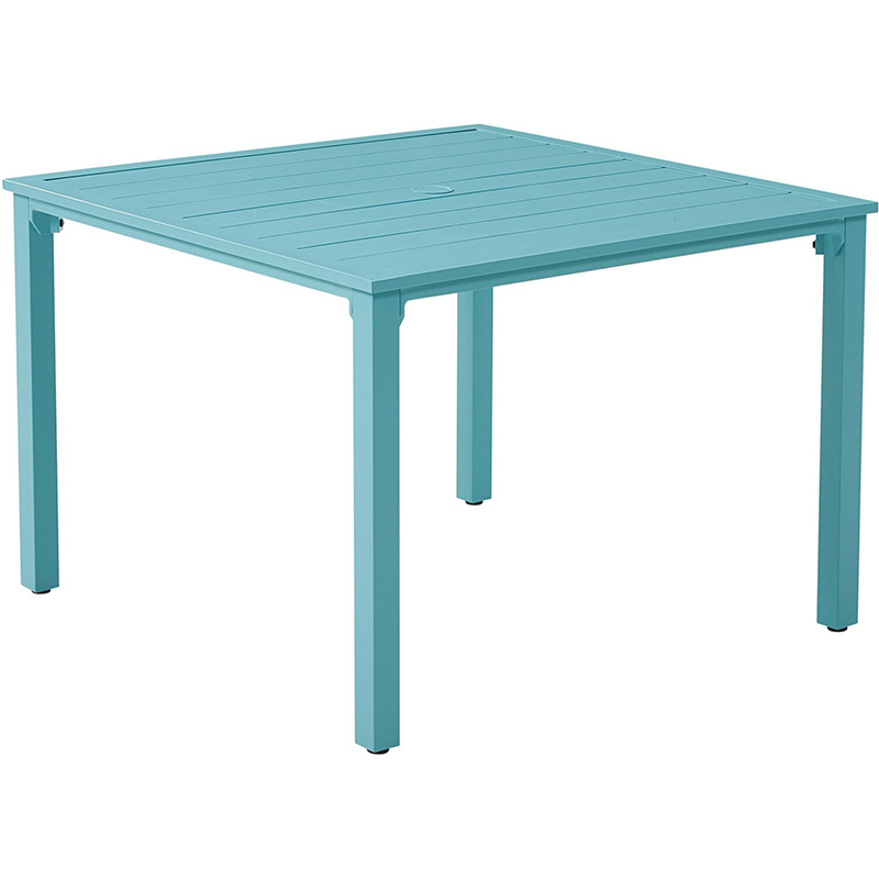Mod Furniture Luna 5 Piece Slat Dining Set-Teal
