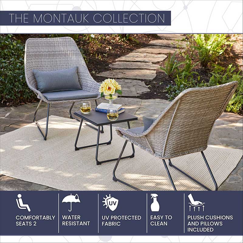 Mod Furniture Montauk 3 Piece Chat Set