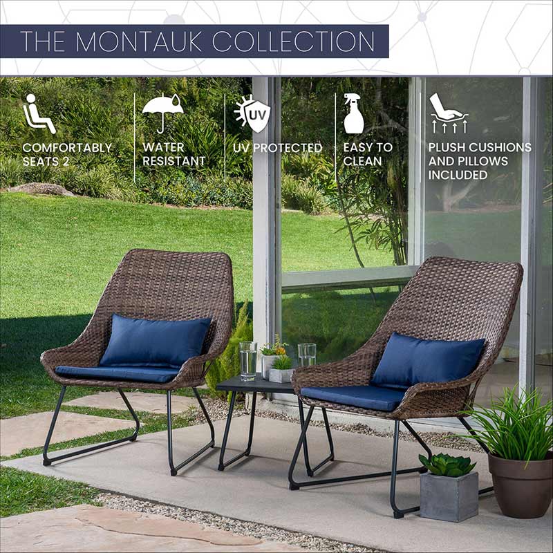 Mod Furniture Montauk 3 Piece Chat Set