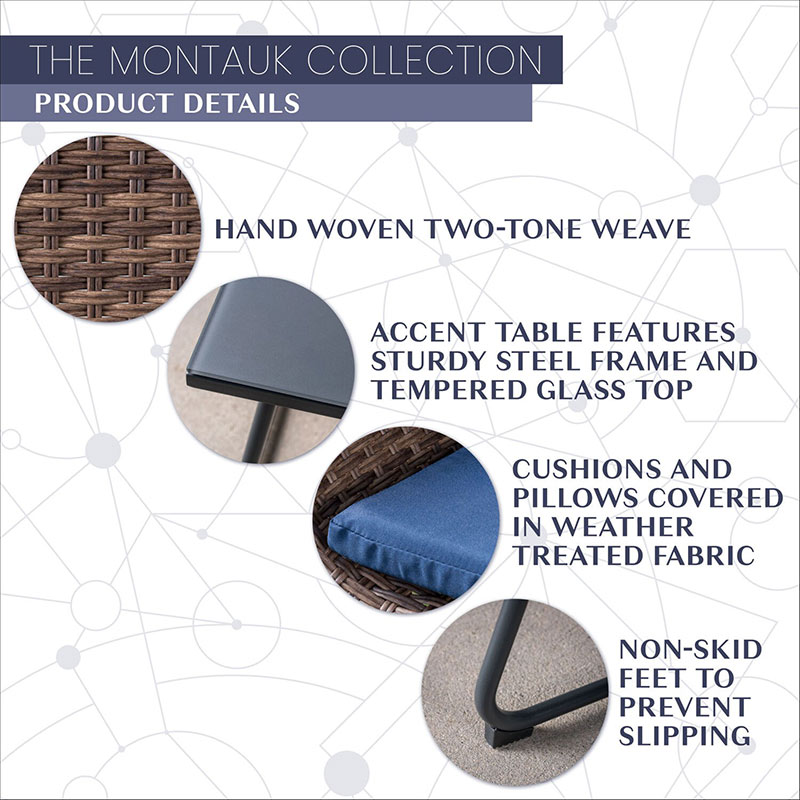 Mod Furniture Montauk 3 Piece Chat Set