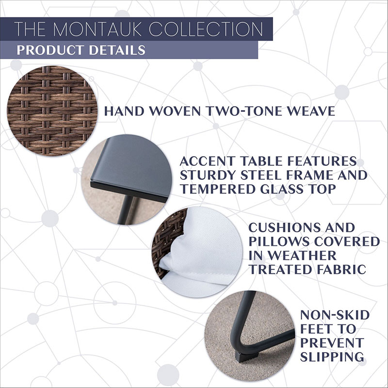 Mod Furniture Montauk 3 Piece Chat Set