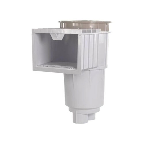 Pentair 08650-2403 Sta-Rite SwimQuip ABS U-3 White Skimmer with Tan Lid