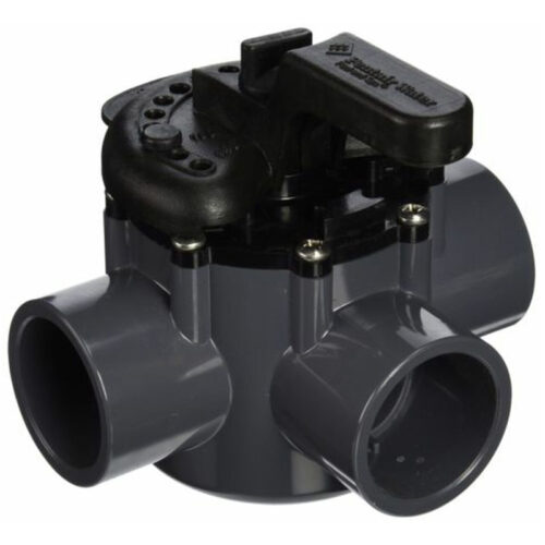 Pentair 263037 1.5"-2" 3-Port PVC Diverter Valve