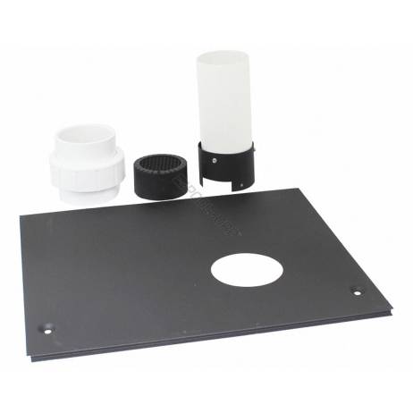 Pentair 474845 3" MasterTemp 125 PVC Direct AIR Intake Duct Kit 1