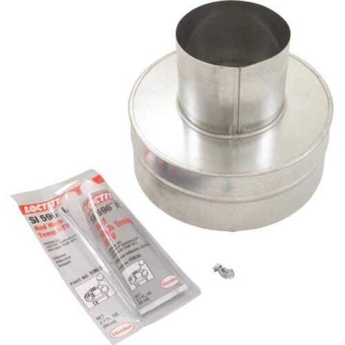 Pentair 77707-0077 4"x8" Max-E-Therm Metal Flue Collar 1