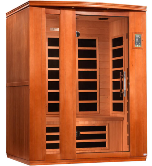 Dynamic Lugano 3-Person Low EMF FAR Infrared Sauna