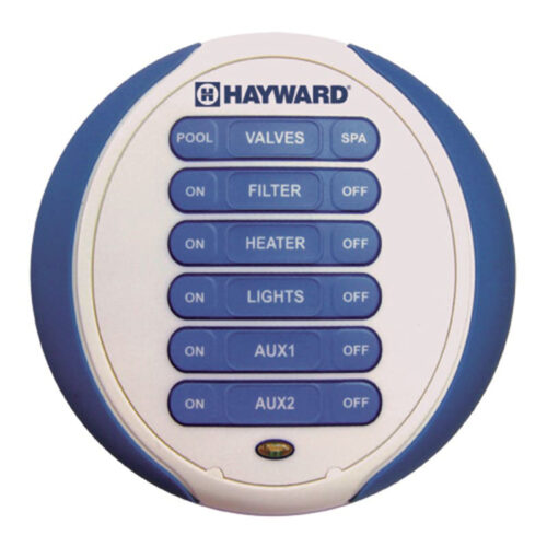 Hayward AQL2-SS-RF Wireless 6-Function Waterproof Spa Side Remote