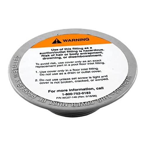 Pentair 08417-0005B Gray Floor Inlet Cover Plate1