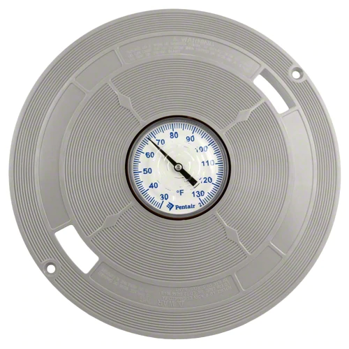 Pentair L1G Grey Swimquip U-3 Skimmer Lid with Thermometer2
