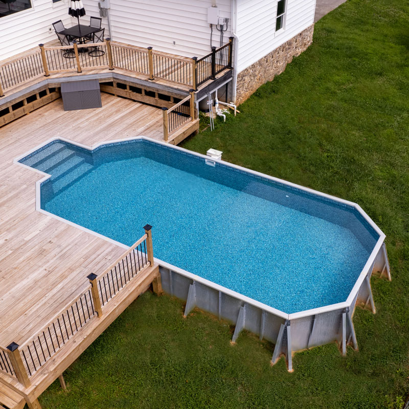 Semi-IG-Grecian steel step