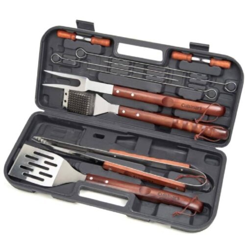 Cuisinart 13pc Wooden Handle Grilling Set