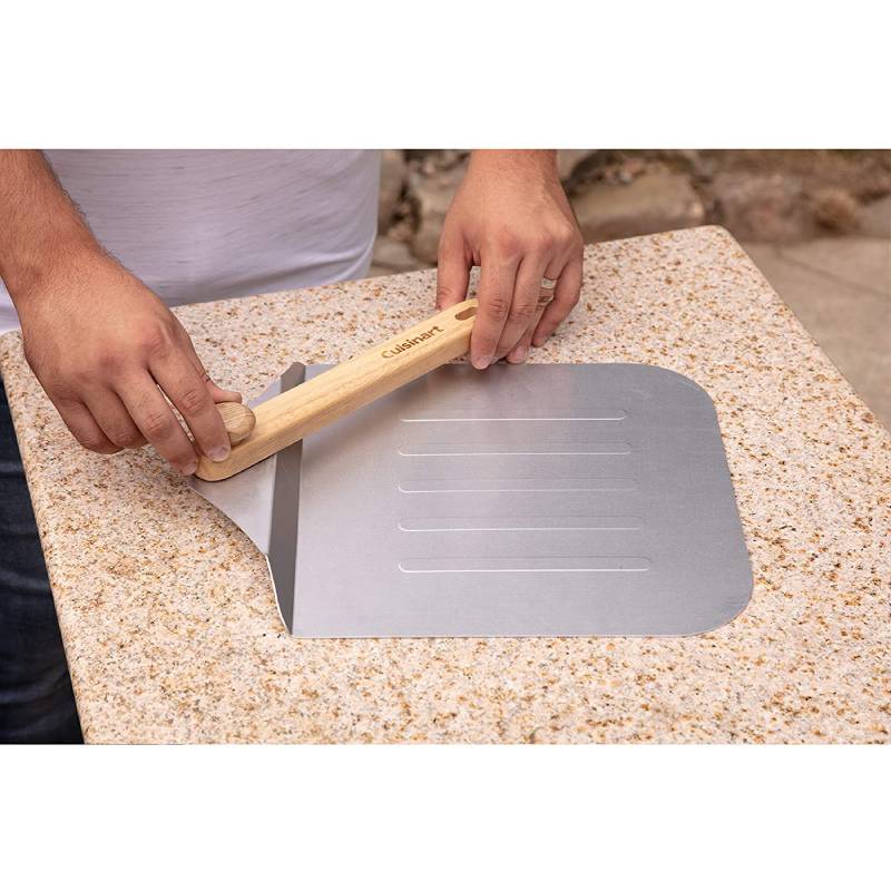 Cuisinart 14" Pizza Peel with Folding Wooden Handle 6