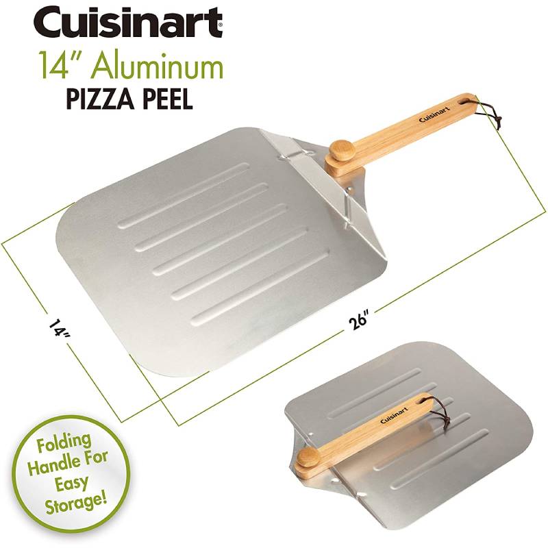Cuisinart 14" Pizza Peel with Folding Wooden Handle 8