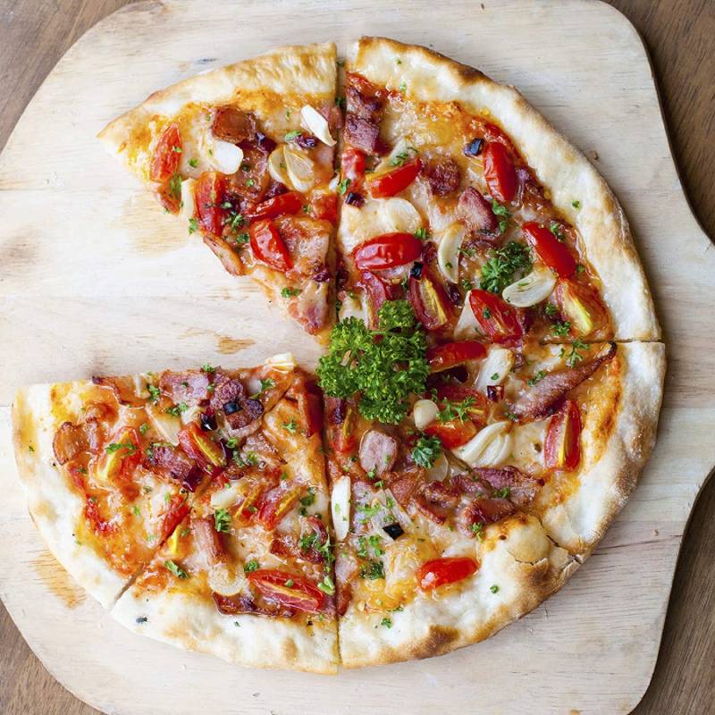 Cuisinart 14" Pizza Peel with Folding Wooden Handle 9