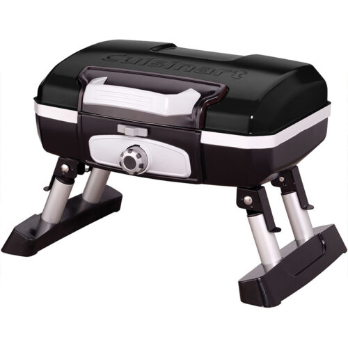 Cuisinart Black Petit Gourmet Tabletop Portable Gas Grill