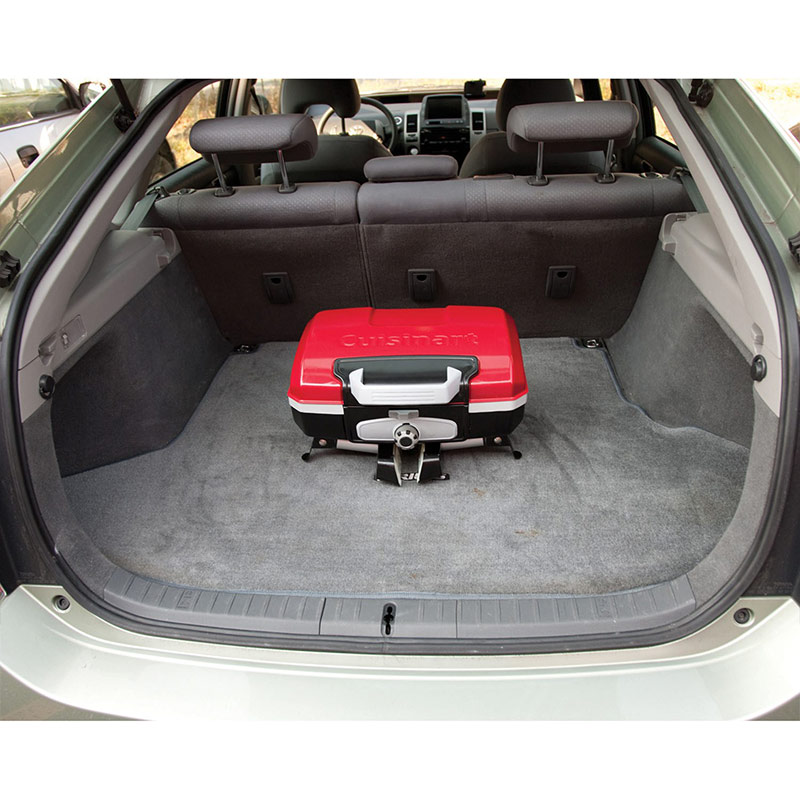 Cuisinart Red Petit Gourmet Tabletop Portable Gas Grill