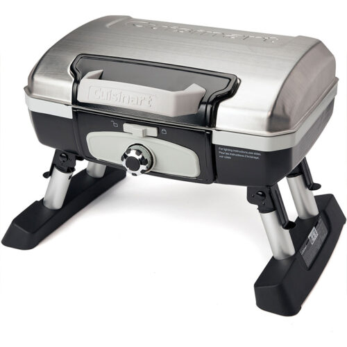 Cuisinart Stainless Steel Petit Gourmet Tabletop Portable Gas Grill
