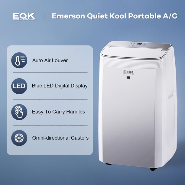 Emerson Quiet Kool EAPC10RC1 10,000 BTU Portable Air Conditioner
