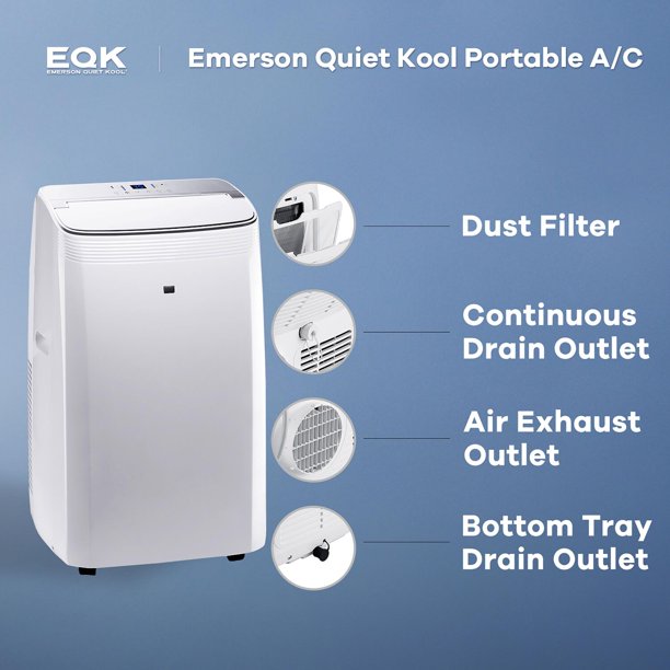 Emerson Quiet Kool EAPC10RC1 10,000 BTU Portable Air Conditioner