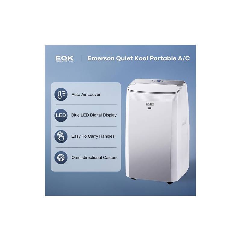 Emerson Quiet Kool EAPC10RSC1 10,000 BTU Portable Wi-Fi Air Conditioner - Image 2